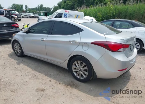 2015 Hyundai Elantra Se from USA, damaged, VIN KMHDH4AE3FU229460